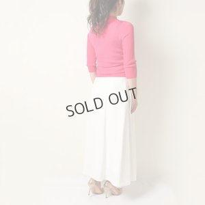 画像10: {SOLD}BLAMINK ブラミンク カシミヤシルク18Gリブショートスリーブニット{7913-106-0205-PNK-BAS}