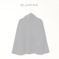   BLAMINK ブラミンク ウールカシミヤ12Gハイネックロングスリーブニット{7913-230-0247-NVY-BBA}