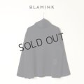 {SOLD}BLAMINK ブラミンク ウールカシミヤ12Gハイネックロングスリーブニット{7913-230-0247-NVY-BBA}