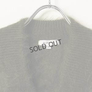 画像2: {SOLD}BLAMINK ブラミンク PRE 7GカシミヤファーVネックカーディガン{7915-299-0049-OLV-BBA}