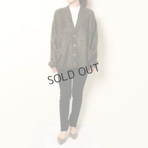 画像8: {SOLD}BLAMINK ブラミンク PRE 7GカシミヤファーVネックカーディガン{7915-299-0049-OLV-BBA}