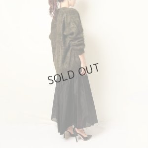 画像13: {SOLD}BLAMINK ブラミンク PRE 7GカシミヤファーVネックカーディガン{7915-299-0049-OLV-BBA}