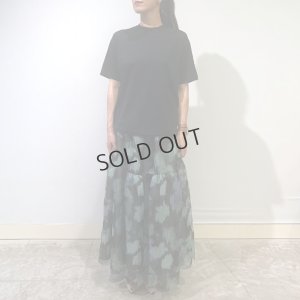 画像9: {SOLD}【Regular item】BLAMINK ブラミンク コットンクルーネック刺繍ショートスリーブTシャツ{7917-222-0010-BLK-BJS}