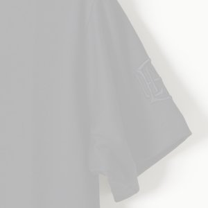 画像4:   【Regular item】BLAMINK ブラミンク コットンクルーネック刺繍ショートスリーブTシャツ{7917-222-0010-BLK-BJS}