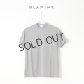 {SOLD}【Regular item】BLAMINK ブラミンク コットンクルーネック刺繍ショートスリーブTシャツ{7917-222-0010-GRY-BJS}