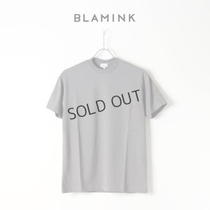 画像1: {SOLD}【Regular item】BLAMINK ブラミンク コットンクルーネック刺繍ショートスリーブTシャツ{7917-222-0010-GRY-BJS}