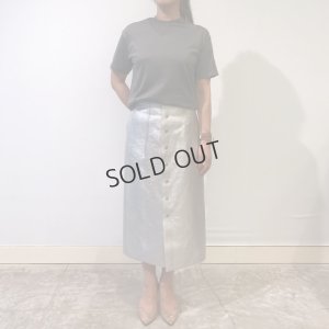 画像9: {SOLD}【Regular item】BLAMINK ブラミンク コットンクルーネック刺繍ショートスリーブTシャツ{7917-222-0010-GRY-BJS}