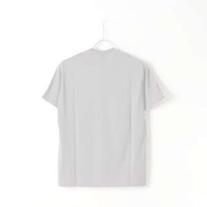 画像2:   【Regular item】BLAMINK ブラミンク コットンクルーネック刺繍ショートスリーブTシャツ{7917-222-0010-GRY-BJS}