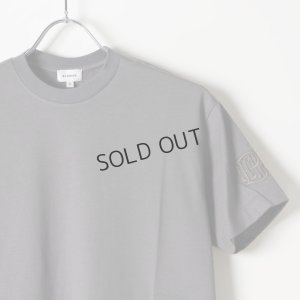 画像3: {SOLD}【Regular item】BLAMINK ブラミンク コットンクルーネック刺繍ショートスリーブTシャツ{7917-222-0010-GRY-BJS}