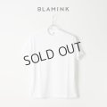 {SOLD}【Regular item】BLAMINK ブラミンク コットンクルーネック刺繍ショートスリーブTシャツ{7917-222-0010-WHT-BJS}