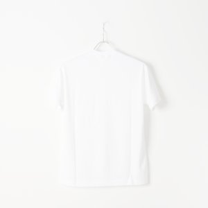 画像2:   【Regular item】BLAMINK ブラミンク コットンクルーネック刺繍ショートスリーブTシャツ{7917-222-0010-WHT-BJS}