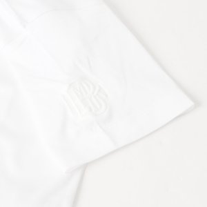 画像5:   【Regular item】BLAMINK ブラミンク コットンクルーネック刺繍ショートスリーブTシャツ{7917-222-0010-WHT-BJS}