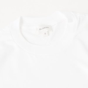 画像6:   【Regular item】BLAMINK ブラミンク コットンクルーネック刺繍ショートスリーブTシャツ{7917-222-0010-WHT-BJS}