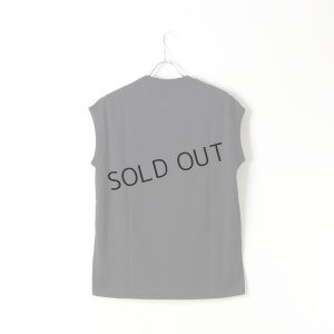 画像2: {SOLD}【Regular item】BLAMINK ブラミンク コットンクルーネック刺繍ノースリーブTシャツ{7917-222-0011-BLK-BJS}