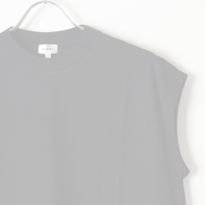 画像3:   【Regular item】BLAMINK ブラミンク コットンクルーネック刺繍ノースリーブTシャツ{7917-222-0011-BLK-BJS}