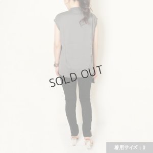 画像11: {SOLD}【Regular item】BLAMINK ブラミンク コットンクルーネック刺繍ノースリーブTシャツ{7917-222-0011-GRY-BJS}