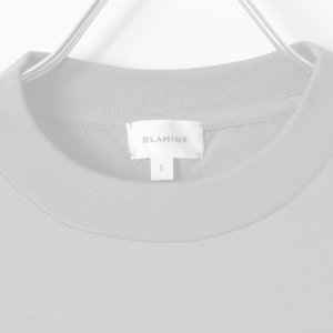 画像4:   【Regular item】BLAMINK ブラミンク コットンクルーネック刺繍ノースリーブTシャツ{7917-222-0011-GRY-BJS}