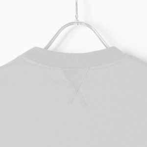 画像5:   【Regular item】BLAMINK ブラミンク コットンクルーネック刺繍ノースリーブTシャツ{7917-222-0011-GRY-BJS}