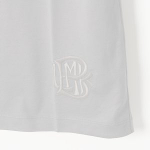 画像6:   【Regular item】BLAMINK ブラミンク コットンクルーネック刺繍ノースリーブTシャツ{7917-222-0011-GRY-BJS}