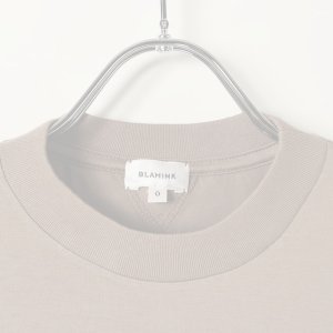 画像2:   【Regular item】BLAMINK ブラミンク コットンクルーネック刺繍ノースリーブTシャツ{7917-222-0011-MOCA-BAS}