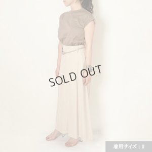 画像8: {SOLD}【Regular item】BLAMINK ブラミンク コットンクルーネック刺繍ノースリーブTシャツ{7917-222-0011-MOCA-BAS}