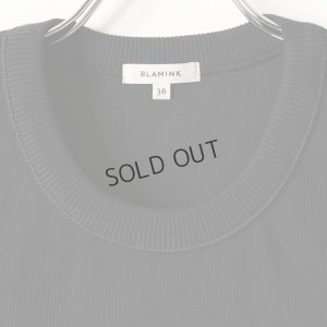 画像2: {SOLD}BLAMINK ブラミンク コットンリブノースリーブカットソー{7917-299-0020-BLK-BAS}