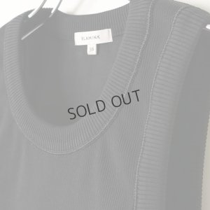 画像4: {SOLD}BLAMINK ブラミンク コットンリブノースリーブカットソー{7917-299-0020-BLK-BAS}
