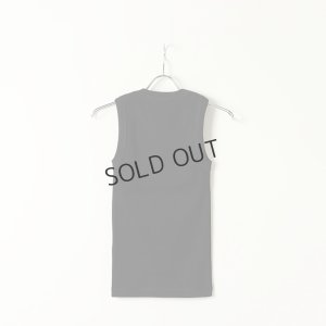 画像5: {SOLD}BLAMINK ブラミンク コットンリブノースリーブカットソー{7917-299-0020-BLK-BAS}