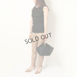 画像10: {SOLD}BLAMINK ブラミンク コットンリブノースリーブカットソー{7917-299-0020-BLK-BAS}