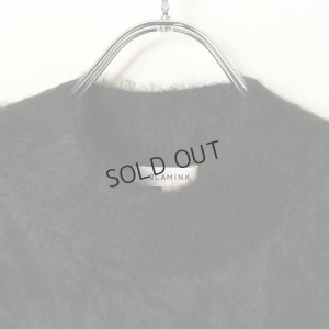 画像2: {SOLD}BLAMINK ブラミンク PRE 7Gカシミヤファーノースリーブニット{7918-299-0069-BLK-BBA}