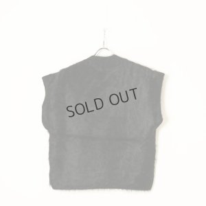 画像6: {SOLD}BLAMINK ブラミンク PRE 7Gカシミヤファーノースリーブニット{7918-299-0069-BLK-BBA}