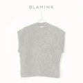   BLAMINK ブラミンク PRE 7Gカシミヤファーノースリーブニット{7918-299-0069-OLV-BBA}