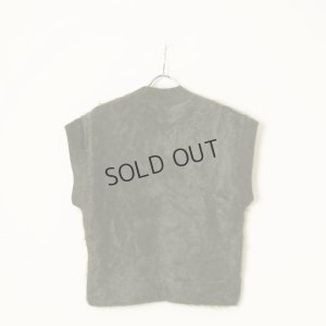 画像6: {SOLD}BLAMINK ブラミンク PRE 7Gカシミヤファーノースリーブニット{7918-299-0069-OLV-BBA}