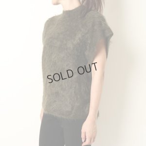 画像10: {SOLD}BLAMINK ブラミンク PRE 7Gカシミヤファーノースリーブニット{7918-299-0069-OLV-BBA}