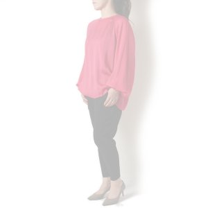 画像8:   BLAMINK ブラミンク シルクバックリボンロングスリーブブラウス{7921-230-0134-PINK-BJA}