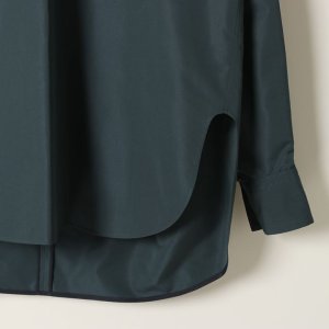 画像3: 【 40%OFF セール93,500円→56,100円】 BLAMINK ブラミンク コットンシルクバックジップブラウス{7921-230-0159-GRN-BAA}