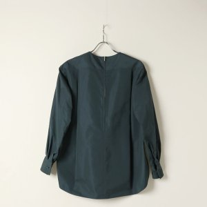 画像5: 【 40%OFF セール93,500円→56,100円】 BLAMINK ブラミンク コットンシルクバックジップブラウス{7921-230-0159-GRN-BAA}