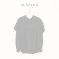   BLAMINK ブラミンク PRE シルクスカーフロングスリーブブラウス{7921-230-0204-BLK-BBA}