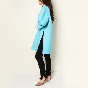 画像8: 【 40%OFF セール253,000円→151,800円】 BLAMINK ブラミンク ウールカシミアVネック パフスリーブブラウス{7921-299-0202-TQ-BBA}