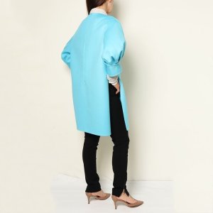 画像9: 【 40%OFF セール253,000円→151,800円】 BLAMINK ブラミンク ウールカシミアVネック パフスリーブブラウス{7921-299-0202-TQ-BBA}