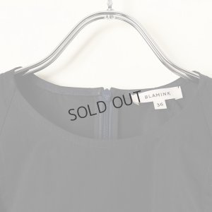 画像2: {SOLD}BLAMINK ブラミンク PRE ドルマンショートスリーブブラウス{7921-299-0203-NVY-BBA}