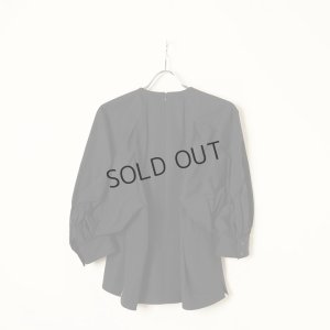 画像7: {SOLD}BLAMINK ブラミンク PRE ドルマンショートスリーブブラウス{7921-299-0203-NVY-BBA}