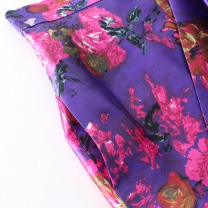 画像4: 【 40%OFF セール132,000円→79,200円】 BLAMINK ブラミンク シルク フラワープリント ラッフルスカート{-AHA}