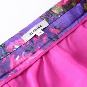 画像9: 【 40%OFF セール132,000円→79,200円】 BLAMINK ブラミンク シルク フラワープリント ラッフルスカート{-AHA}