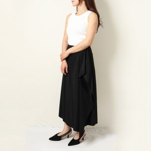 画像14: 【 40%OFF セール93,500円→56,100円】 BLAMINK ブラミンク コットンシルク ラッフルスカート{-AHA}