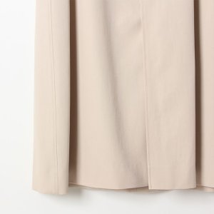 画像3: 【 40%OFF セール93,500円→56,100円】 BLAMINK ブラミンク ウールコットン ロングトラペーズスカート{7924-230-0136-BEG-AIS}