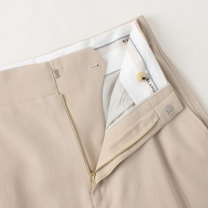 画像6: 【 40%OFF セール93,500円→56,100円】 BLAMINK ブラミンク ウールコットン ロングトラペーズスカート{7924-230-0136-BEG-AIS}