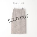 {SOLD}BLAMINK ブラミンク ウールレオパード タイトスカート{7924-230-0170-MD.BROWN-AIA}