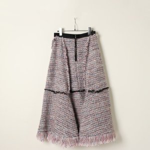 画像6: 【 40%OFF セール198,000円→118,800円】 BLAMINK ブラミンク ツイードフリンジスカート{7924-230-0236-PNK-BJA}
