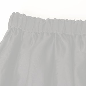 画像5:   BLAMINK ブラミンク FALL シルクギャザー ロングスカート{7924-230-0326-BLK-BBA}